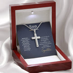 Graduation Gift for Son - Congratulations - Artisan Cross Necklace