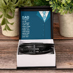 Dad You only know about half of it love - Gift from Son to Dad - Men's Cross Bracelet
