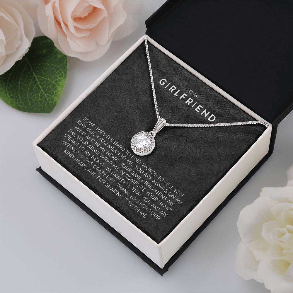 To My Girlfriend Necklace - Romantic Jewelry Gift for Christmas, Valentine’s Day & Surprises - Eternal Hope Necklace