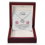 To My Sister - For All The Times I Forgot To Thank You - Gift for Sister - Love Knot Necklace