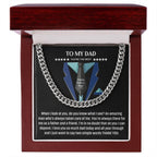 To My Dad - You're The Best - Cuban Link Chain - Father's Day Gift