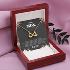 To My Mom - I Am So Grateful For You - Endless Love Necklace - Best Gift for Mom