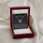 To My Girlfriend Necklace - Romantic Jewelry Gift for Christmas, Valentine’s Day & Surprises - Lucky In Love Necklace