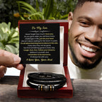 Dad’s Christmas, Birthday Gift for Son – Love You Forever Bracelet