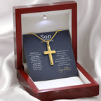 Graduation Gift for Son - Congratulations - Artisan Cross Necklace