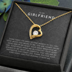 To My Girlfriend Necklace - Soulmate Jewelry Gift for Valentine’s Day, Birthday - Forever Love Necklace
