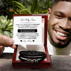 Mom’s Choice Gift for Son – Graduation, Birthday – Love You Forever Bracelet