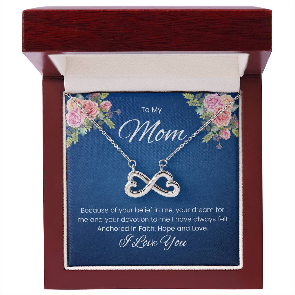 To My Mom - Endless Love Necklace - Mom Gift from Son/Daughter