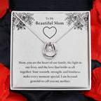 To My Beautiful Mom - You Are The Heart Of Our Family - Lucky In Love PARTNER - Unique Gift For Mom