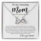 To My Amazing Mom - Thank You For Support and Unconditional Love - Endless Love Necklace - Best Gift For Mom