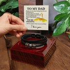 To My Dad - You're Amazing - Gift for Dad - Love You Forever Bracelet