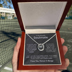 To My Beautiful Soulmate Necklace - Soulmate Necklace Gift for Surprises & Love Moments - Lucky In Love Necklace
