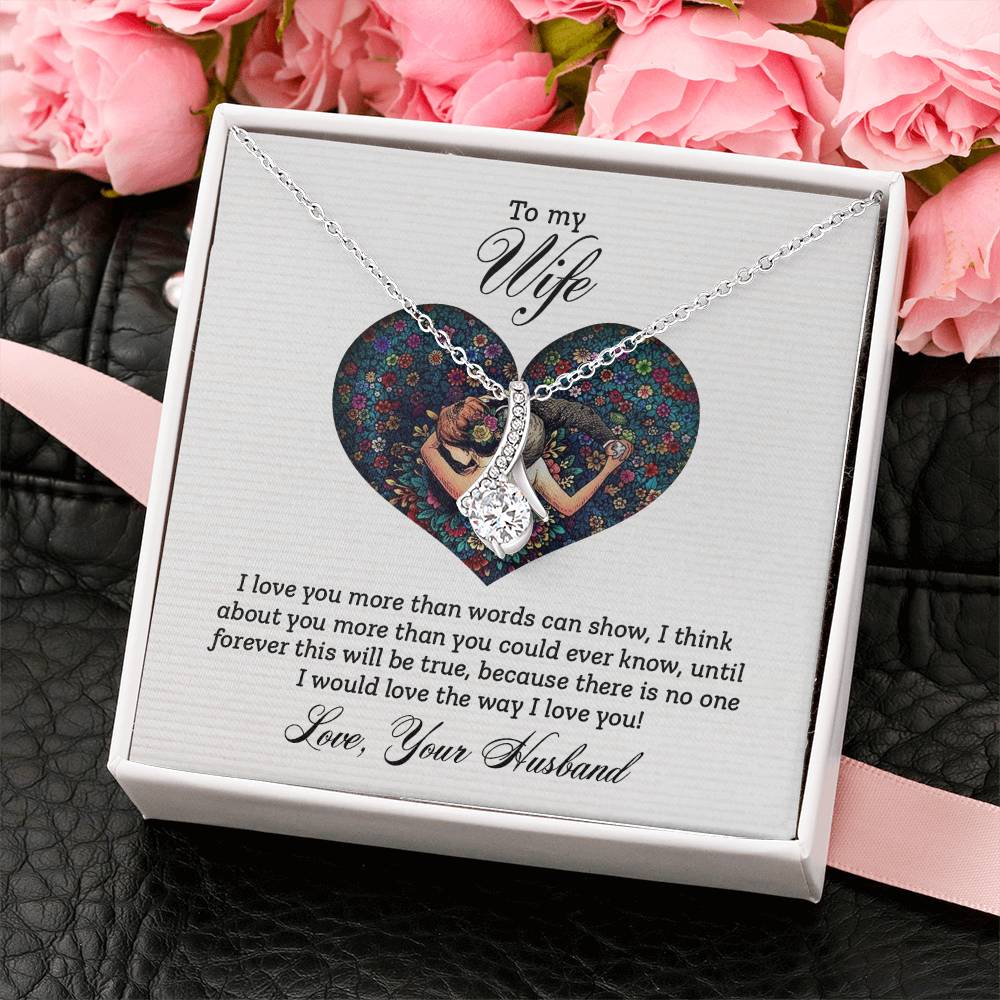 Meaningful Gift for Wife - Heartfelt Jewelry from Husband for Birthday, Anniversary, Valentine’s Day, Christmas - Alluring Beauty Necklace