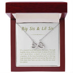 Big Sis & Lil Sis Necklace - It's a special bond that spans the years - Gift for Sisters - Endless Love Necklace
