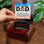 To My Amazing Dad - You're my hero - Gift for Dad - Love You Forever Bracelet