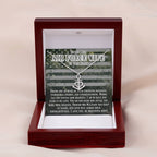 To My Air Force Wife Necklace Gift from Husband, Perfect for Birthday & Valentine’s Day Surprises - Anchor Pendant Necklace