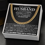 Romantic Husband Gift from Wife – Cuban Link Chain