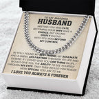 Gift for Husband from Wife - You're so special for me - Cuban Link Chain