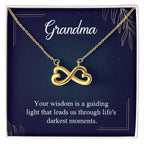 Gift for Grandma - Life's Darkest Moments - Endless Love Necklace