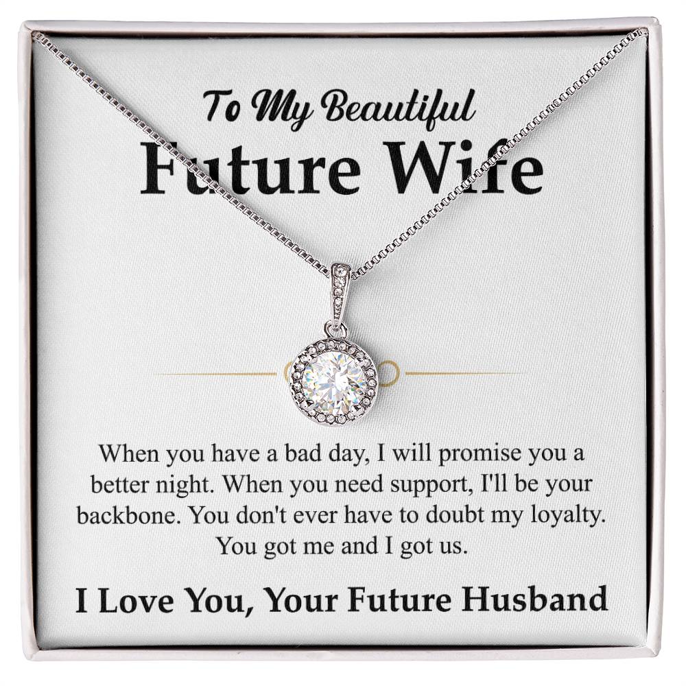 Future Wife Gift - Beautiful Necklace for Girlfriend for Birthday, Christmas & Romantic Moments - Eternal Hope Necklace