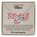 To My Amazing Mom - I love and appreciate you - Endless Love Necklace - Gift for Mom from Daughter