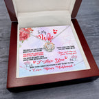 Anniversary Gift for Wife from Husband - Sweet Romantic Jewelry for Valentine’s Day - Crown Pendant Necklace