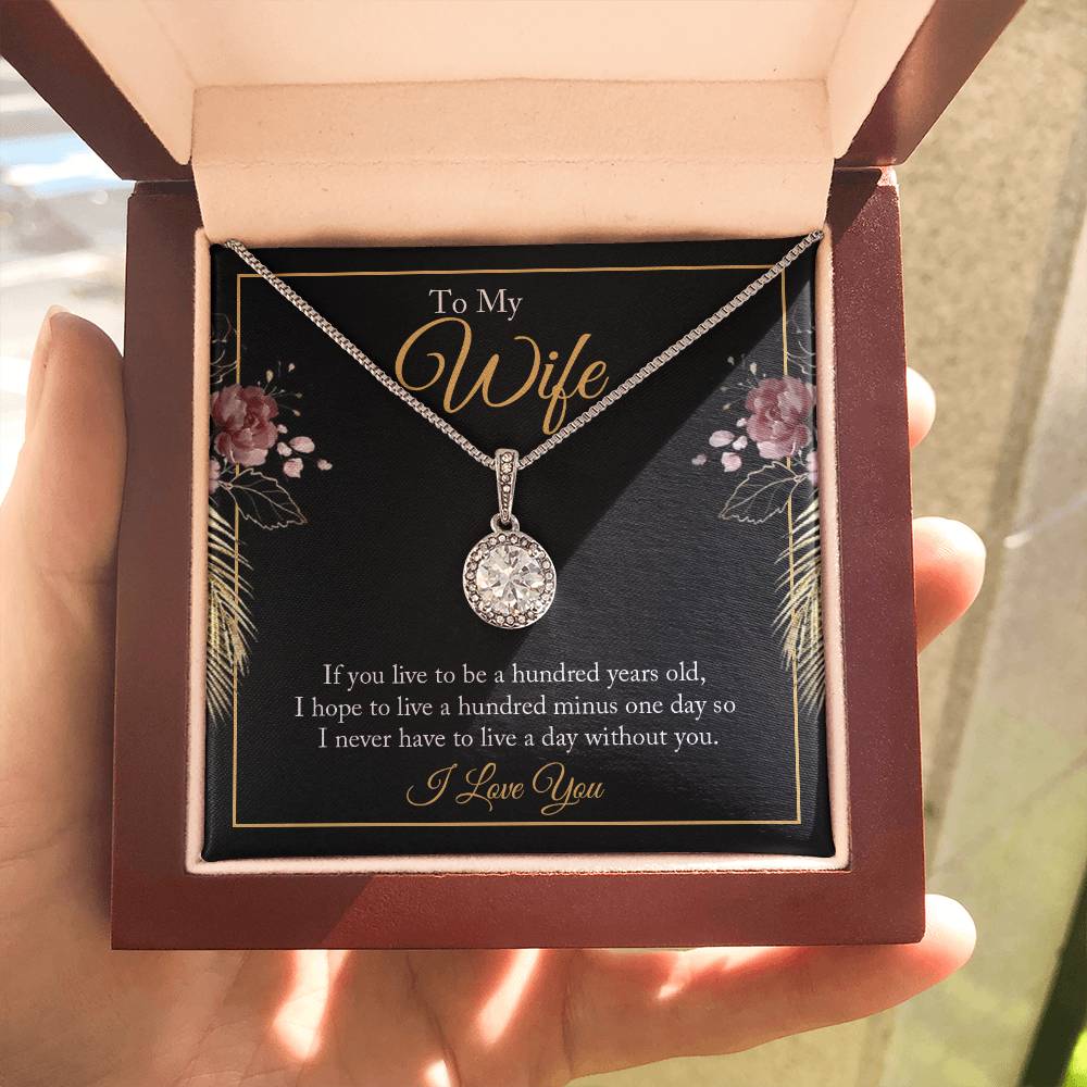 Best Gift for Wife from Husband - Emotional Love Jewelry for Birthday, Valentine’s Day, Anniversary & Christmas - Eternal Hope Necklace