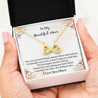 To My Beautiful Mom - You're My Best Friend - Endless Love Necklace - Best Gift for Mom