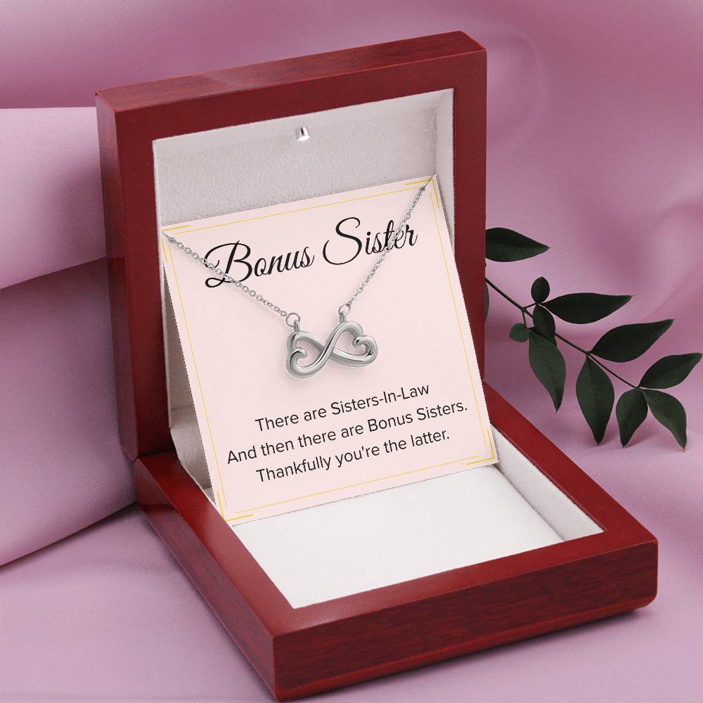 Bonus Sister Necklace Gift - Endless Love Necklace