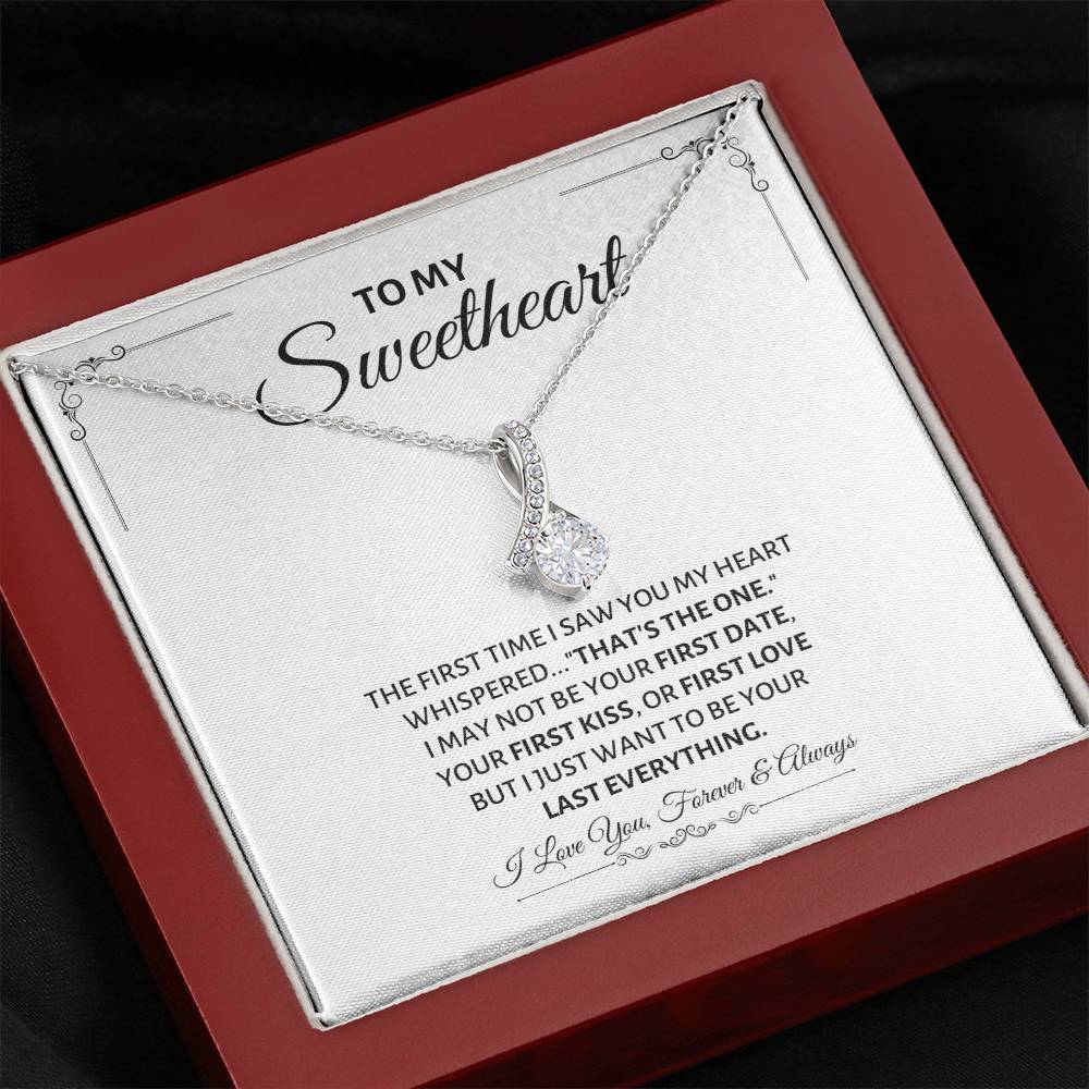 To My Sweetheart Necklace - Gift for Love on Valentine’s Day & Special Days - Alluring Beauty Necklace