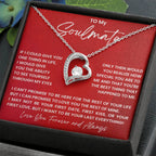 To My Soulmate Necklace - Romantic Gift for Special Occasions & Just Because Love - Forever Love Necklace