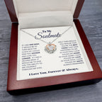 To My Soulmate Necklace - Romantic Soulmate Gift for Her for Christmas & Holiday Gifting - Crown Pendant Necklace