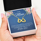 To My Mom - Endless Love Necklace - Mom Gift from Son/Daughter