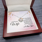 To My Wife Necklace - Jewelry Gift for Anniversary from Husband - Crown Pendant Necklace