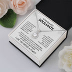 To My Beautiful Soulmate Necklace - Unique Soulmate Gift Necklace for Romantic Gifting - Eternal Hope Necklace