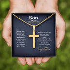 Graduation Gift for Son - Congratulations - Artisan Cross Necklace