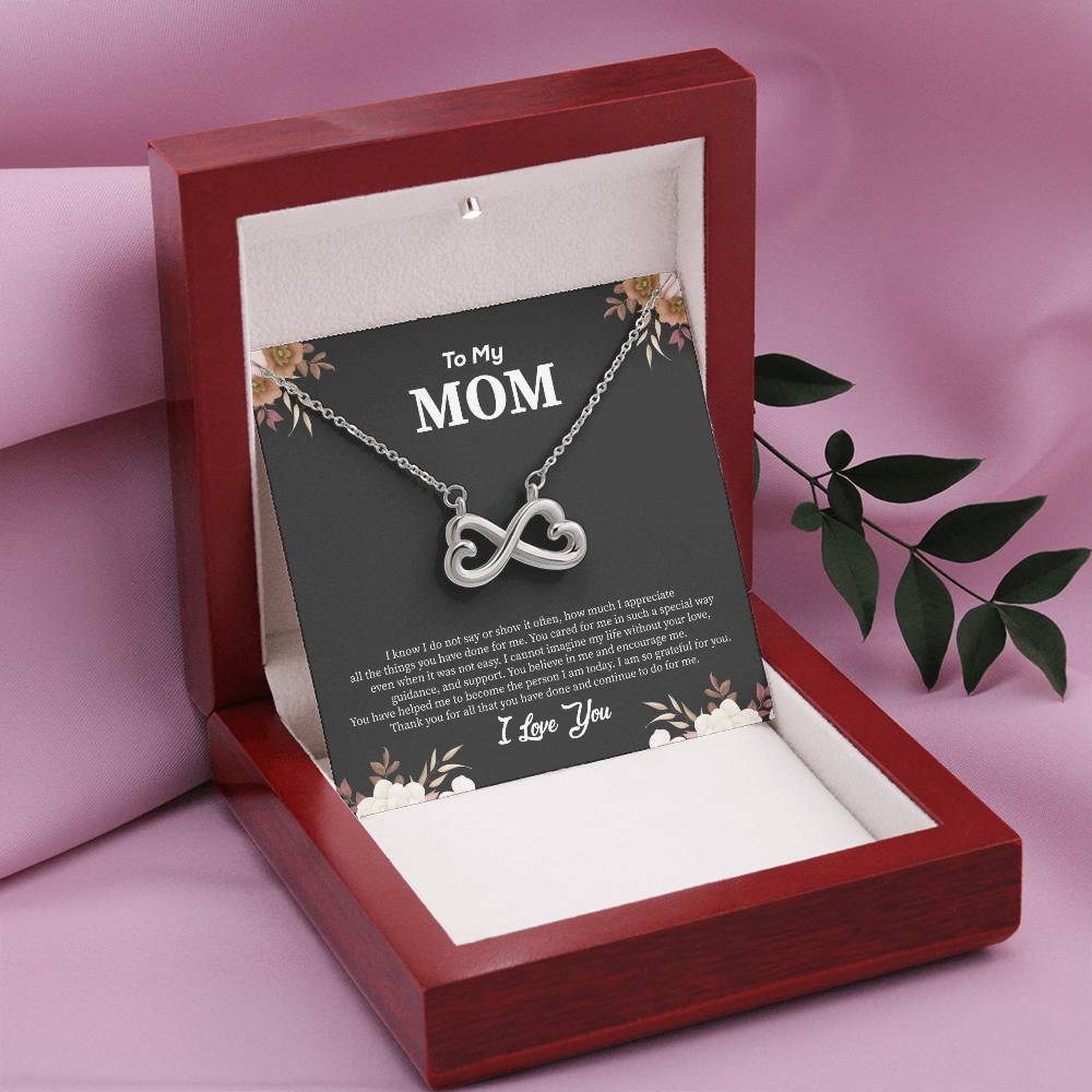 To My Mom - I Am So Grateful For You - Endless Love Necklace - Best Gift for Mom