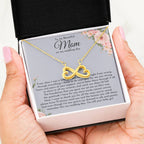 To My Beautiful Mom - Wedding Day Gift from Daughter to Mother - I'm still your little girl - Endless Love Necklace