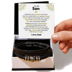 Gift for Son – Dad Edition – Graduation, Birthday – Love You Forever Bracelet