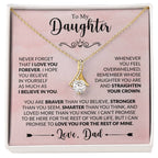 Gift for Daughter from Father - Straighten Your Crown - Alluring Beauty Necklace