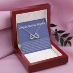 Unbiological Sister Necklace - Gift for Bonus Sister - Endless Love Necklace