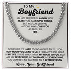 Cuban Link Chain for Boyfriend - Birthday, Anniversary Gift from Girlfriend