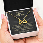 To My Loving Mom - Mom Gift from Son - You are the best mom in the world - Endless Love Necklace