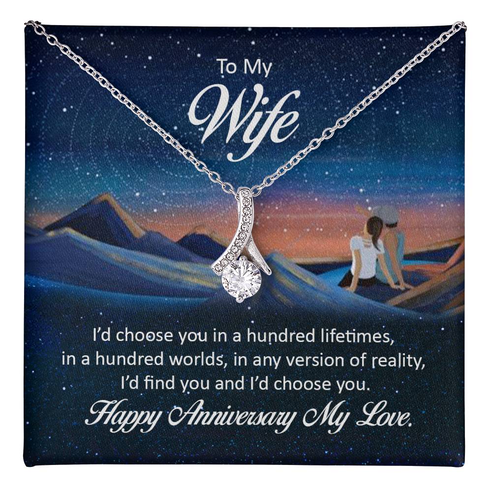Anniversary Gift for Wife from Husband - Sweet Romantic Jewelry for Valentine’s Day - Alluring Beauty Necklace