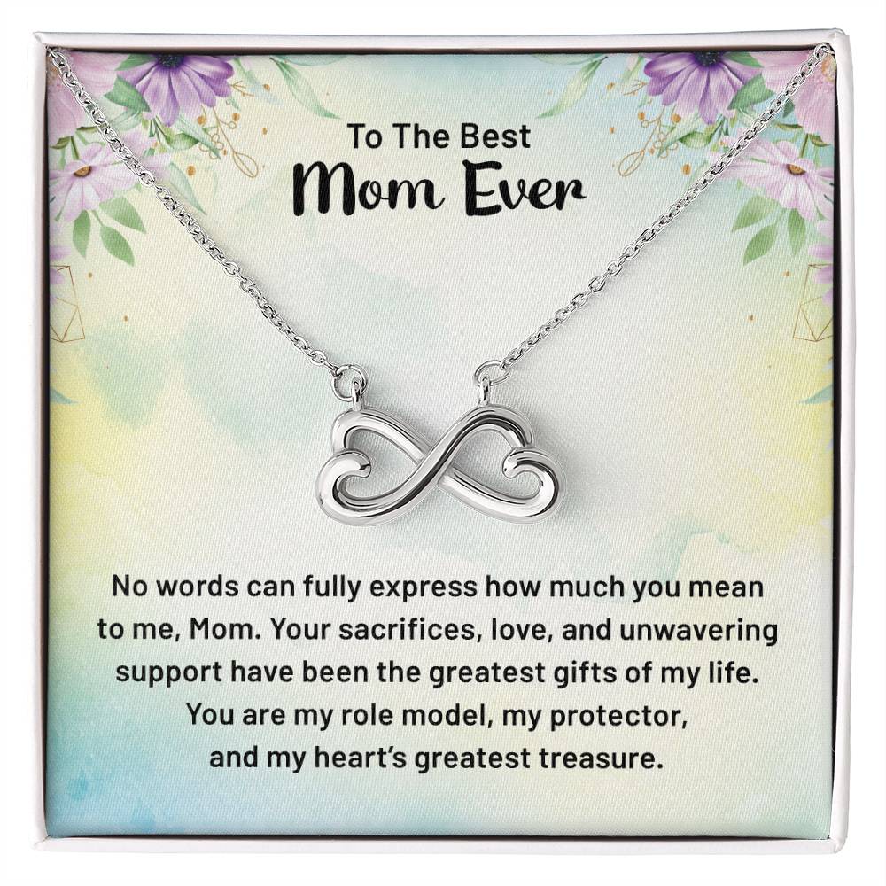 To The Best Mom Ever - You're My Role Model - Endless Love Necklace - Special Gifts For Mom