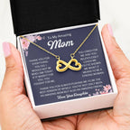 To My Amazing Mom - Mom Gift from Daughter - You cried for me and you relentlessly loved me- Endless Love Necklace