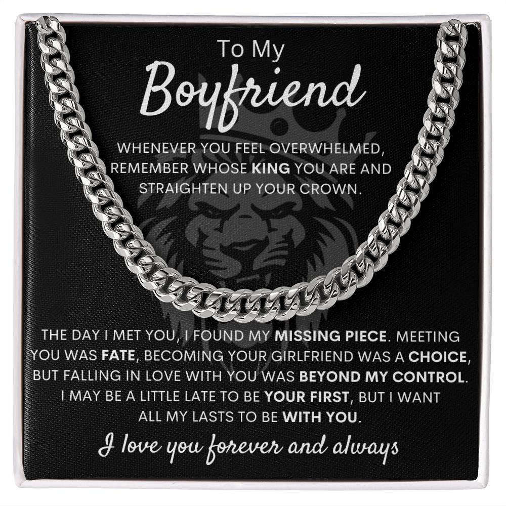 Cuban Link Chain Boyfriend Gift – Birthday & Valentine’s Day from Girlfriend