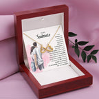 To My Soulmate Necklace - Best Soulmate Gift Idea for Valentine’s Day & Everyday Romance - Endless Love Necklace