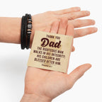 Thank You Gift for Dad - Love You Forever Bracelet