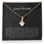 To My Girlfriend Necklace - Romantic Jewelry Gift for Christmas, Valentine’s Day & Surprises - Alluring Beauty Necklace